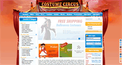 Desktop Screenshot of costumecircus.com